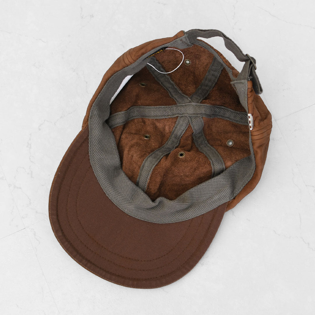 DECHO [デコー] LEATHER 6 PANEL CAP [9-6AD25] レザー6パネルキャップ・レザーキャップ・6パネルキャップ・ボールキャップ・キャンプ・アウトドア・MEN'S / LADY'S [2025AW]