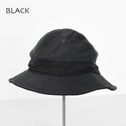 DECHO [デコー] LEATHER FATIGUE HAT [9-7AD25] レザーファティーグハット・レザーハット・ファティーグハット・ワークハット・キャンプ・アウトドア・MEN'S / LADY'S [2025AW]