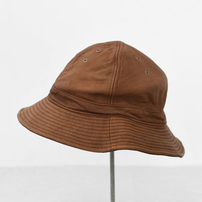 DECHO [デコー] LEATHER FATIGUE HAT [9-7AD25] レザーファティーグハット・レザーハット・ファティーグハット・ワークハット・キャンプ・アウトドア・MEN'S / LADY'S [2025AW]