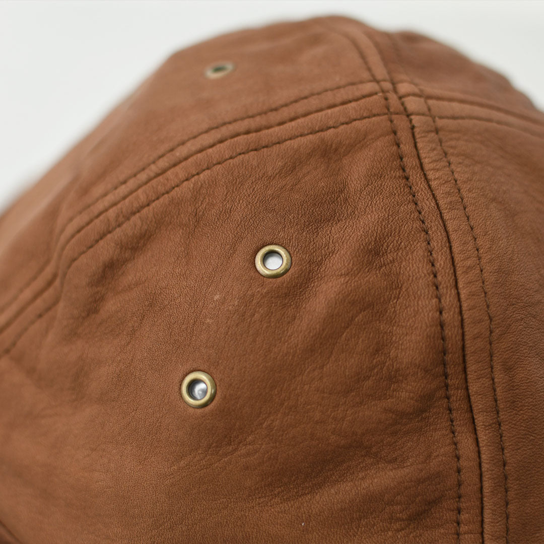 DECHO [デコー] LEATHER FATIGUE HAT [9-7AD25] レザーファティーグハット・レザーハット・ファティーグハット・ワークハット・キャンプ・アウトドア・MEN'S / LADY'S [2025AW]