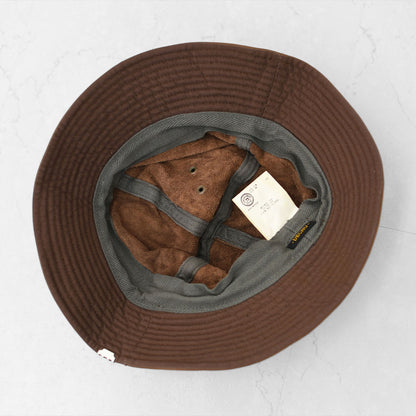 DECHO [デコー] LEATHER FATIGUE HAT [9-7AD25] レザーファティーグハット・レザーハット・ファティーグハット・ワークハット・キャンプ・アウトドア・MEN'S / LADY'S [2025AW]