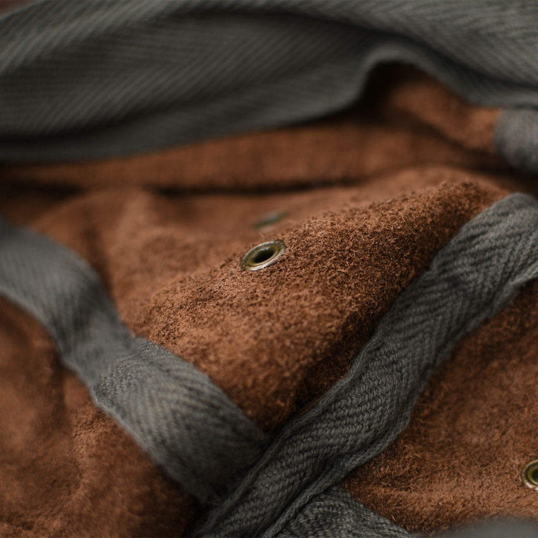 DECHO [デコー] LEATHER FATIGUE HAT [9-7AD25] レザーファティーグハット・レザーハット・ファティーグハット・ワークハット・キャンプ・アウトドア・MEN'S / LADY'S [2025AW]