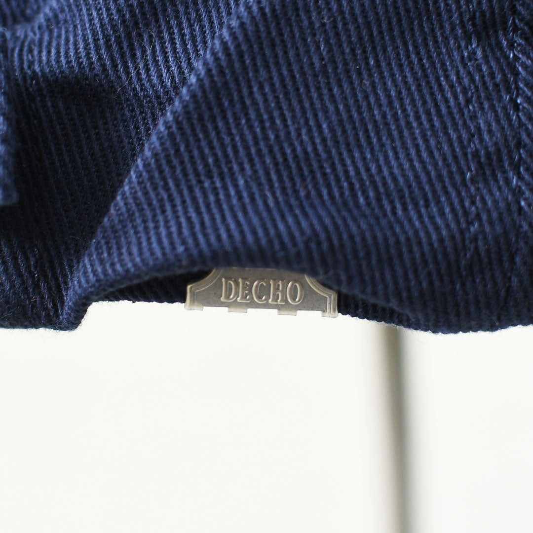 DECHO [デコー] LOGO BALL CAP BUCKLE [D1217126] ロゴボールキャップバックル・ボールキャップ・オールドスタイル・キャンプ・アウトドア・ロゴ刺繍・MEN'S / LADY'S [2026SS]