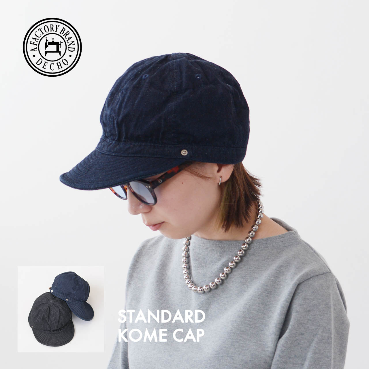 DECHO[デコー] STANDARD KOME CAP [DE-21] スタンダードコメキャップ [2024SS]