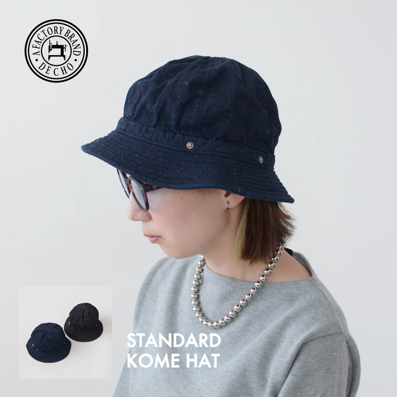 DECHO [デコー] STANDARD KOME HAT [DE-22] スタンダードコメハット [2024SS]