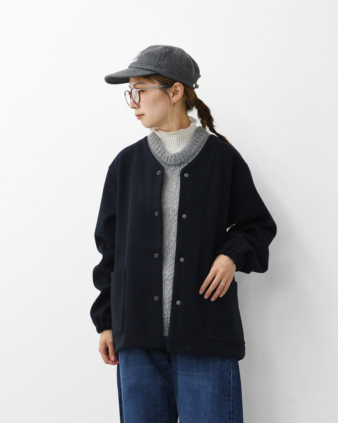 DELICIOUS [デリシャス] Melton Cardigan [DB35131] メルトンカーディガン・軽い・暖かい・柔らかい・ ナチュラル・ニットジャケット・MEN'S / LADY'S  [2025AW]