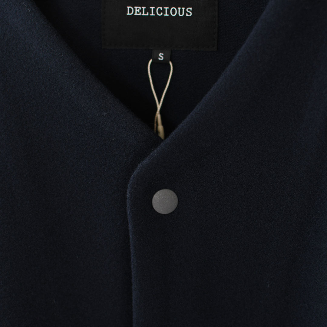 DELICIOUS [デリシャス] Melton Cardigan [DB35131] メルトンカーディガン・軽い・暖かい・柔らかい・ ナチュラル・ニットジャケット・MEN'S / LADY'S  [2025AW]