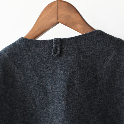 DELICIOUS [デリシャス] Cotton Tweed Collarless Jacket [DB4176] コットン ツイード カラーレス ジャケット・ノーカラージャケット・3つ杢コットンツイード・ゆったりシルエット・MEN'S / LADY'S  [2026AW]