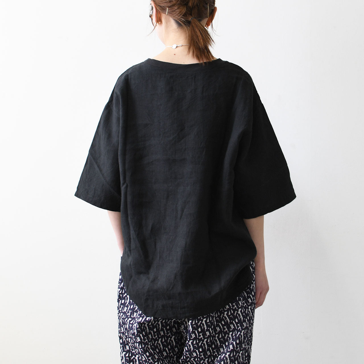 DELICIOUS [デリシャス] LINEN Big T-Shirt  [DC20083] リネンビッグT-シャツ [2025SS]