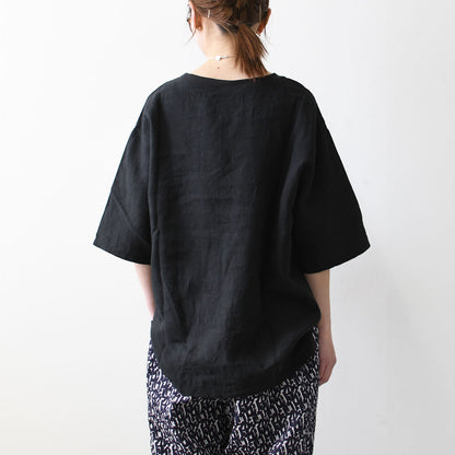 DELICIOUS [デリシャス] LINEN Big T-Shirt  [DC20083] リネンビッグT-シャツ [2025SS]