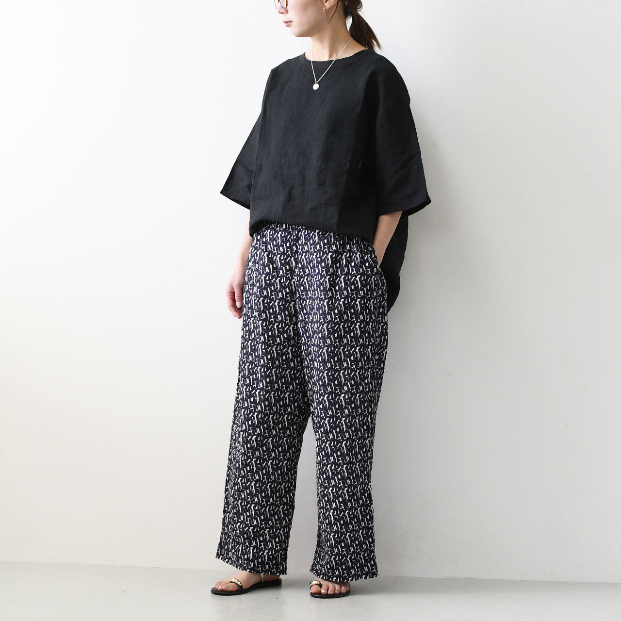 DELICIOUS [デリシャス] LINEN Big T-Shirt  [DC20083] リネンビッグT-シャツ [2025SS]