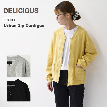 DELICIOUS [デリシャス] Urban Zip Cardigan [DC8116] アーバンジップカーディガン [2025AW]