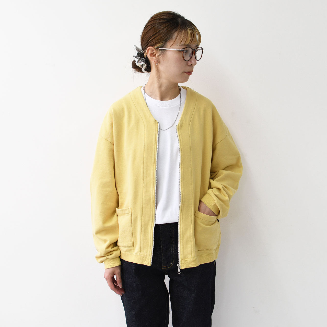 DELICIOUS [デリシャス] Urban Zip Cardigan [DC8116] アーバンジップカーディガン [2025AW]