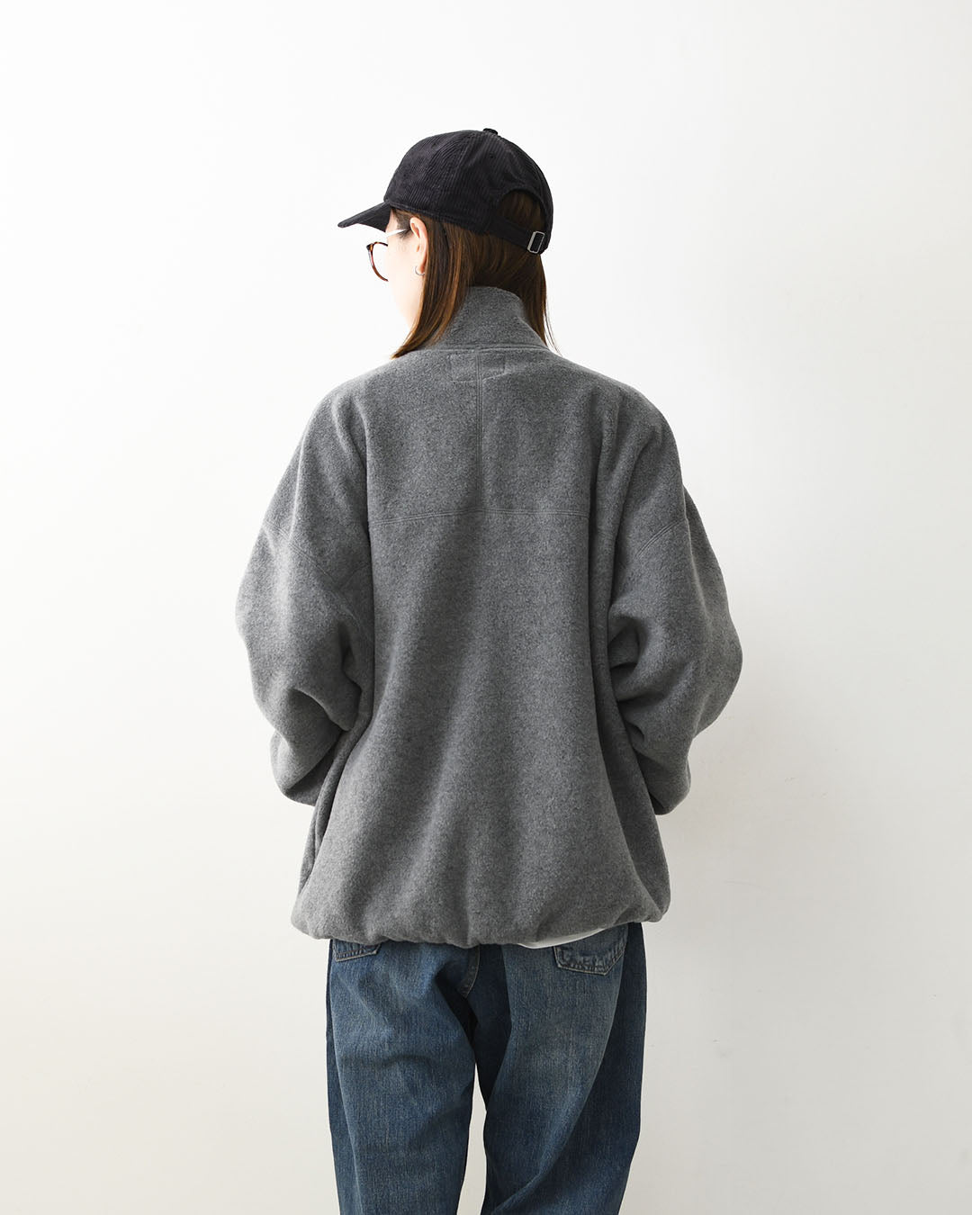 DELICIOUS [デリシャス] Fleece Snap Pullover [DC9867] フリーススナッププルオーバー・プルオーバー・フリース・スナップT・カンガルーポケット・ワイドシルエット・ハイネック・MEN'S / LADY'S [2026AW]