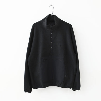 DELICIOUS [デリシャス] Fleece Snap Pullover [DC9867] フリーススナッププルオーバー・プルオーバー・フリース・スナップT・カンガルーポケット・ワイドシルエット・ハイネック・MEN'S / LADY'S [2026AW]