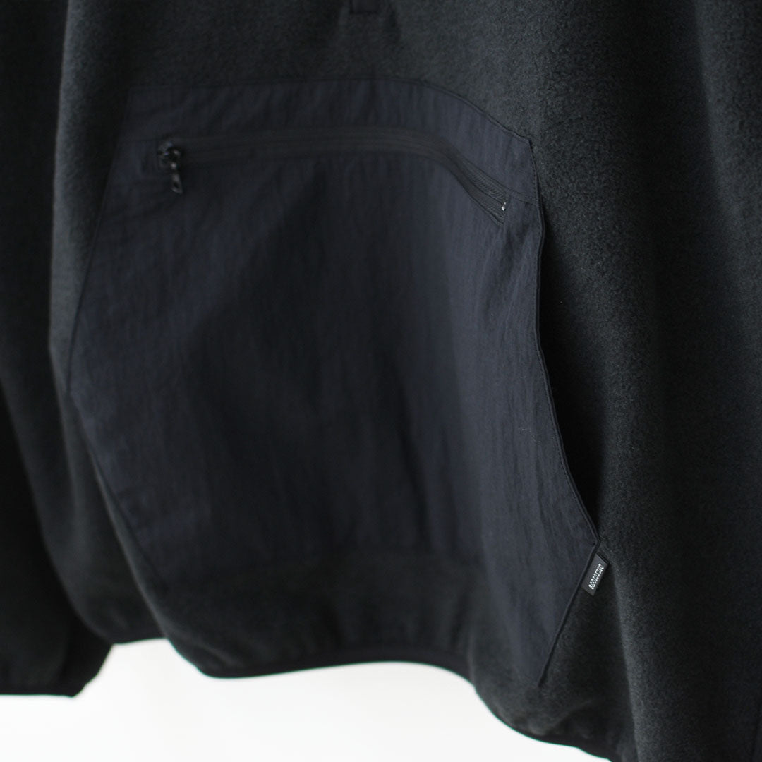 DELICIOUS [デリシャス] Fleece Snap Pullover [DC9867] フリーススナッププルオーバー・プルオーバー・フリース・スナップT・カンガルーポケット・ワイドシルエット・ハイネック・MEN'S / LADY'S [2026AW]
