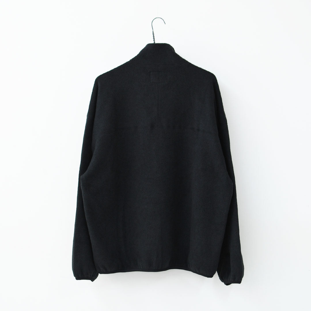 DELICIOUS [デリシャス] Fleece Snap Pullover [DC9867] フリーススナッププルオーバー・プルオーバー・フリース・スナップT・カンガルーポケット・ワイドシルエット・ハイネック・MEN'S / LADY'S [2026AW]
