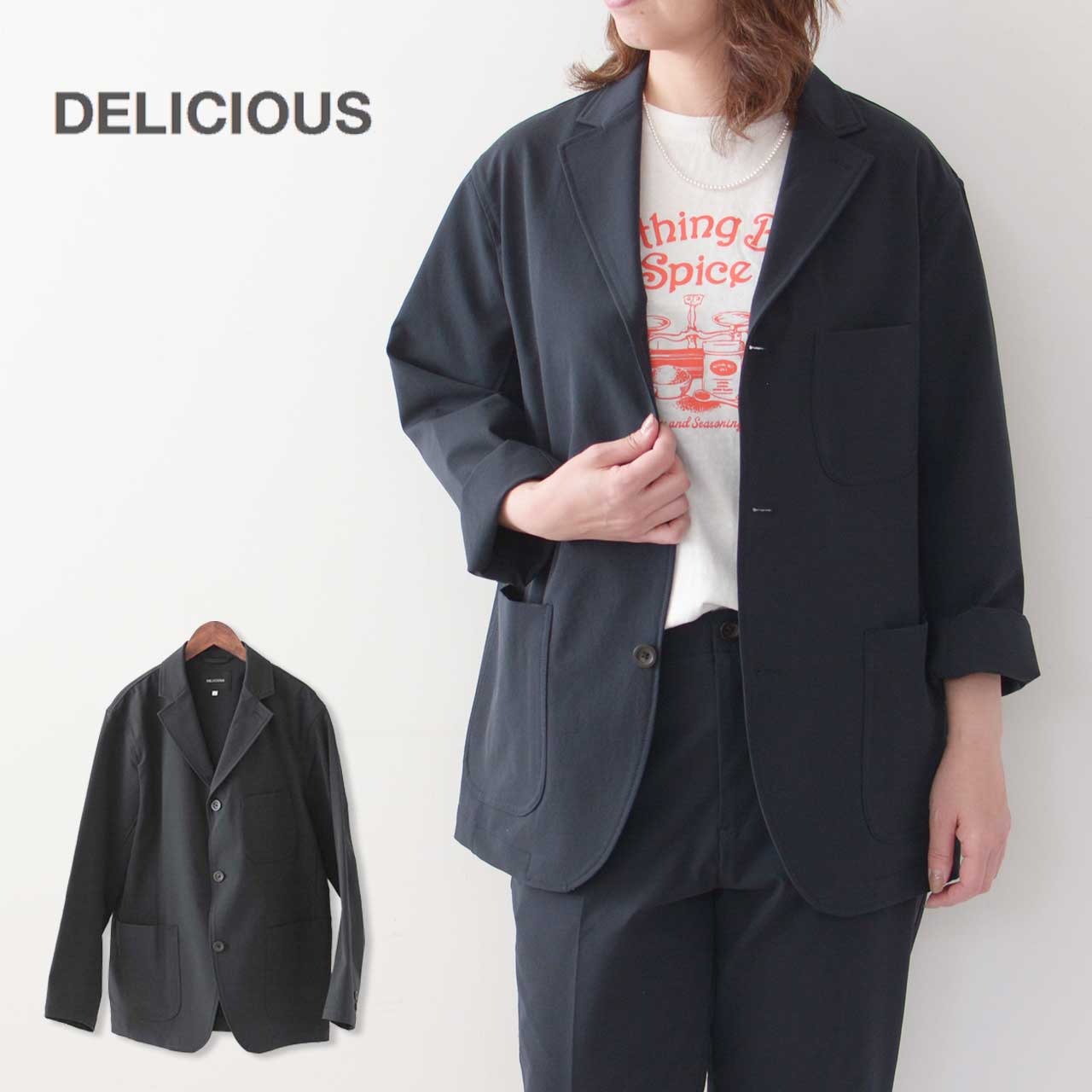 DELICIOUS [デリシャス] Travel Jacket [DJ13584] トラベルジャケット・MEN'S [2025SS]