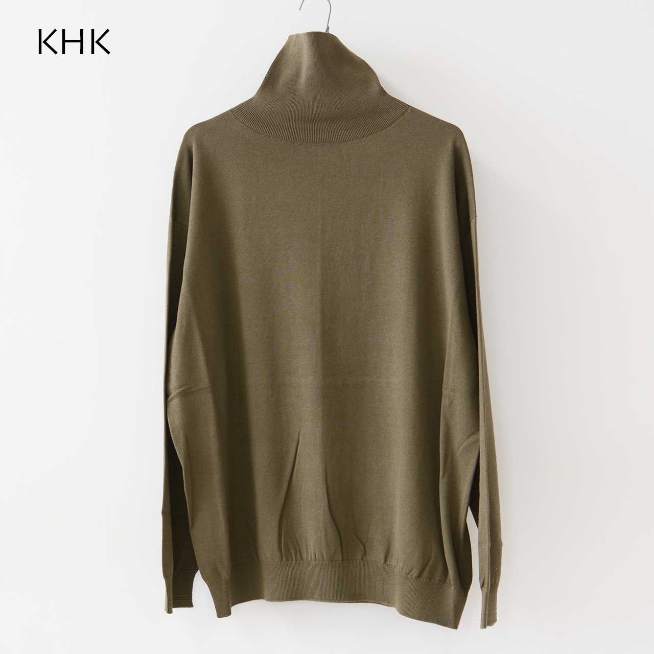 DELICIOUS [デリシャス] Cotton Knit Turtleneck [DN74331] コットン ニットタートルネック  [2024AW]