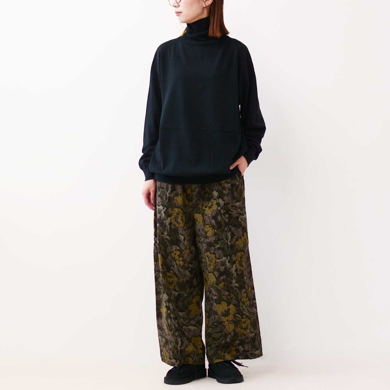 DELICIOUS [デリシャス] Cotton Knit Turtleneck [DN74331] コットン ニットタートルネック  [2024AW]