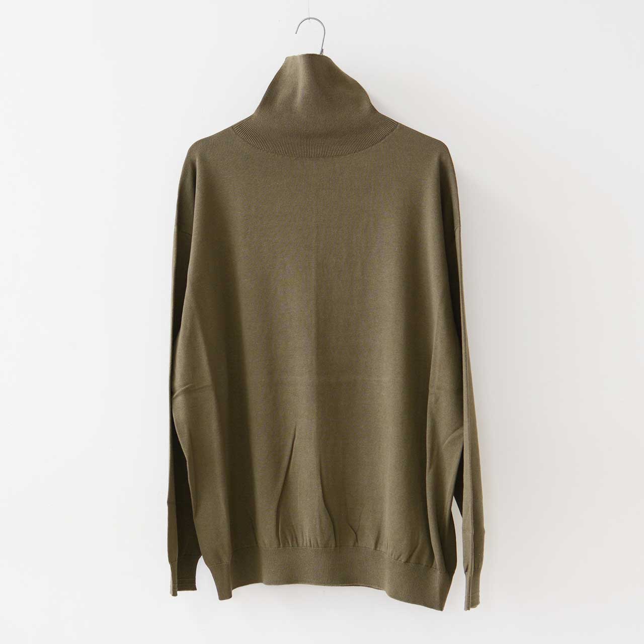 DELICIOUS [デリシャス] Cotton Knit Turtleneck [DN74331] コットン ニットタートルネック  [2024AW]