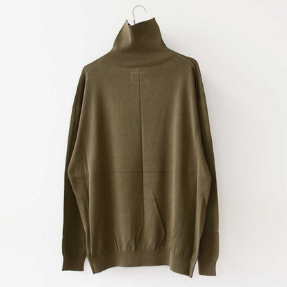 DELICIOUS [デリシャス] Cotton Knit Turtleneck [DN74331] コットン ニットタートルネック  [2024AW]