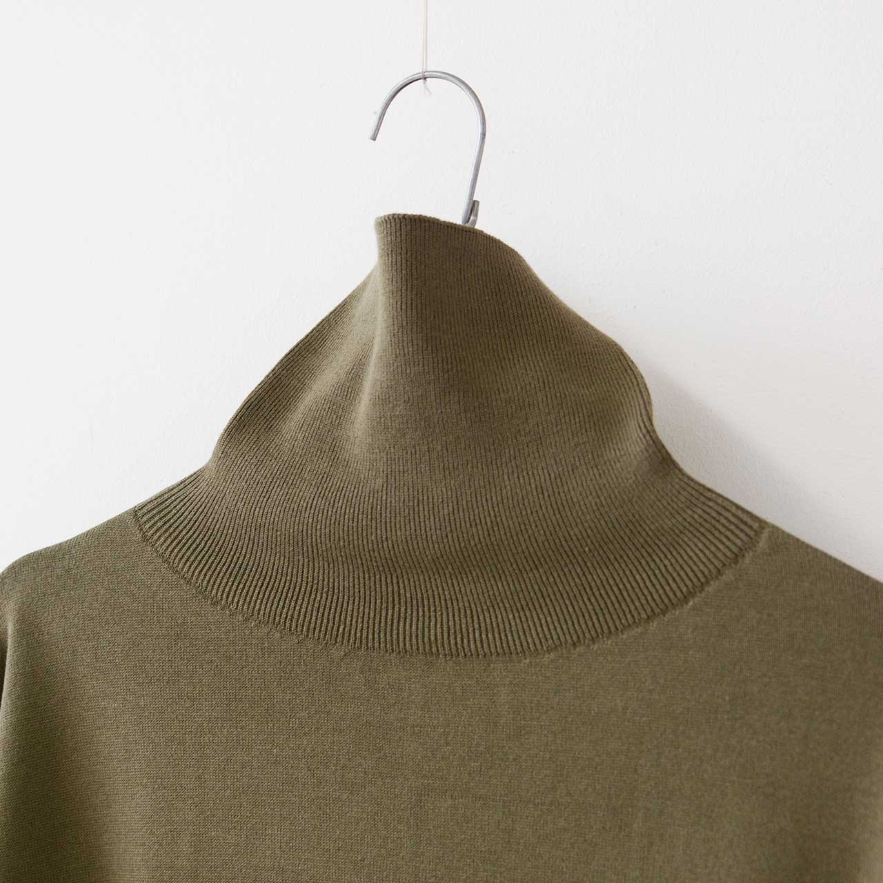 DELICIOUS [デリシャス] Cotton Knit Turtleneck [DN74331] コットン ニットタートルネック  [2024AW]