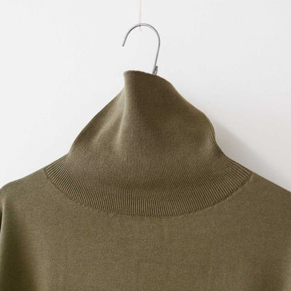 DELICIOUS [デリシャス] Cotton Knit Turtleneck [DN74331] コットン ニットタートルネック  [2024AW]