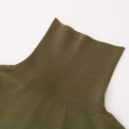 DELICIOUS [デリシャス] Cotton Knit Turtleneck [DN74331] コットン ニットタートルネック  [2024AW]