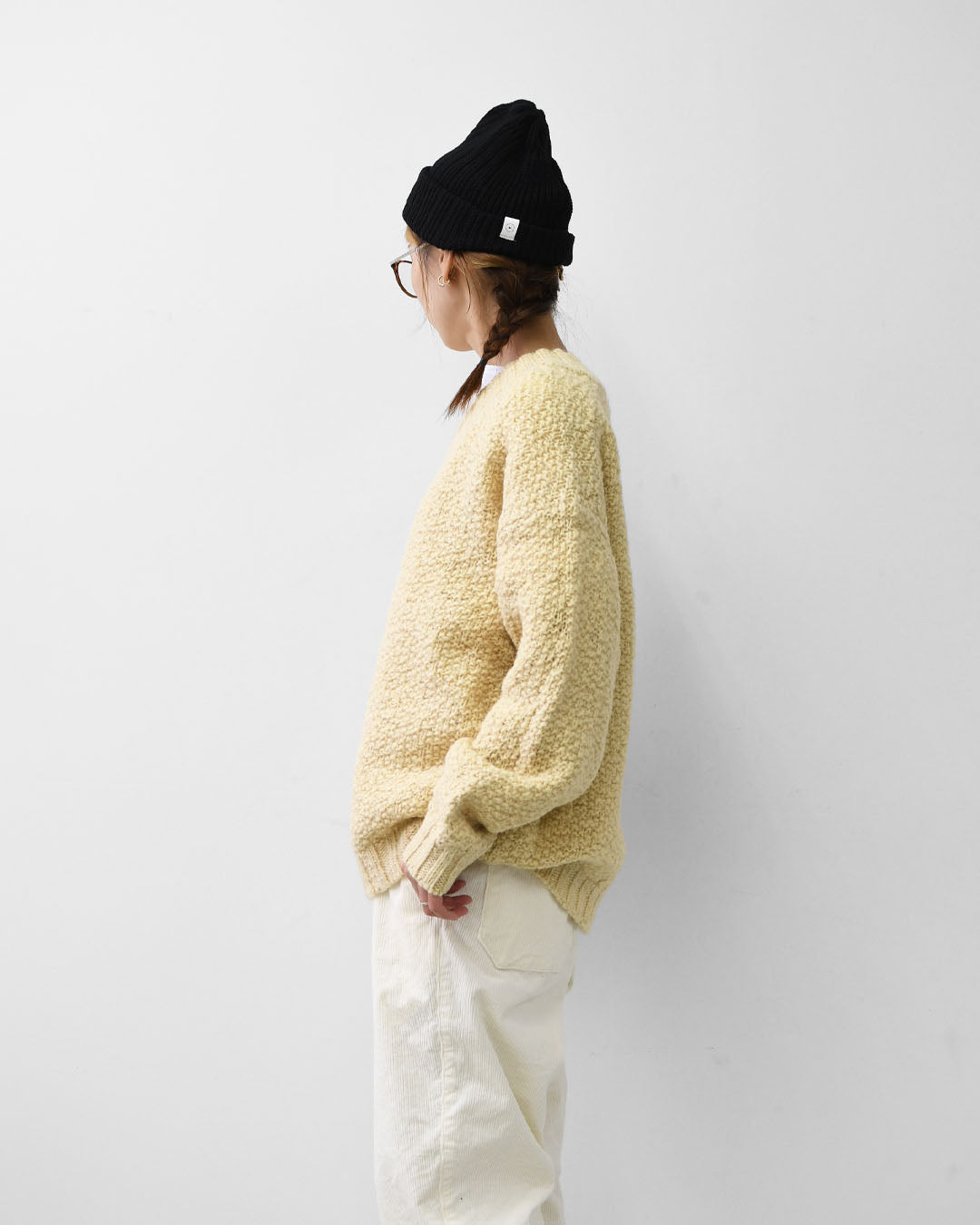 DELICIOUS [デリシャス] V-neck Wool Knit Slub Yarn [DN7602] Vネックウールニットスラブヤーン・Vネックニット・ウールニット・スラブニット・ニット・セーター・MEN'S / LADY'S [2025AW]
