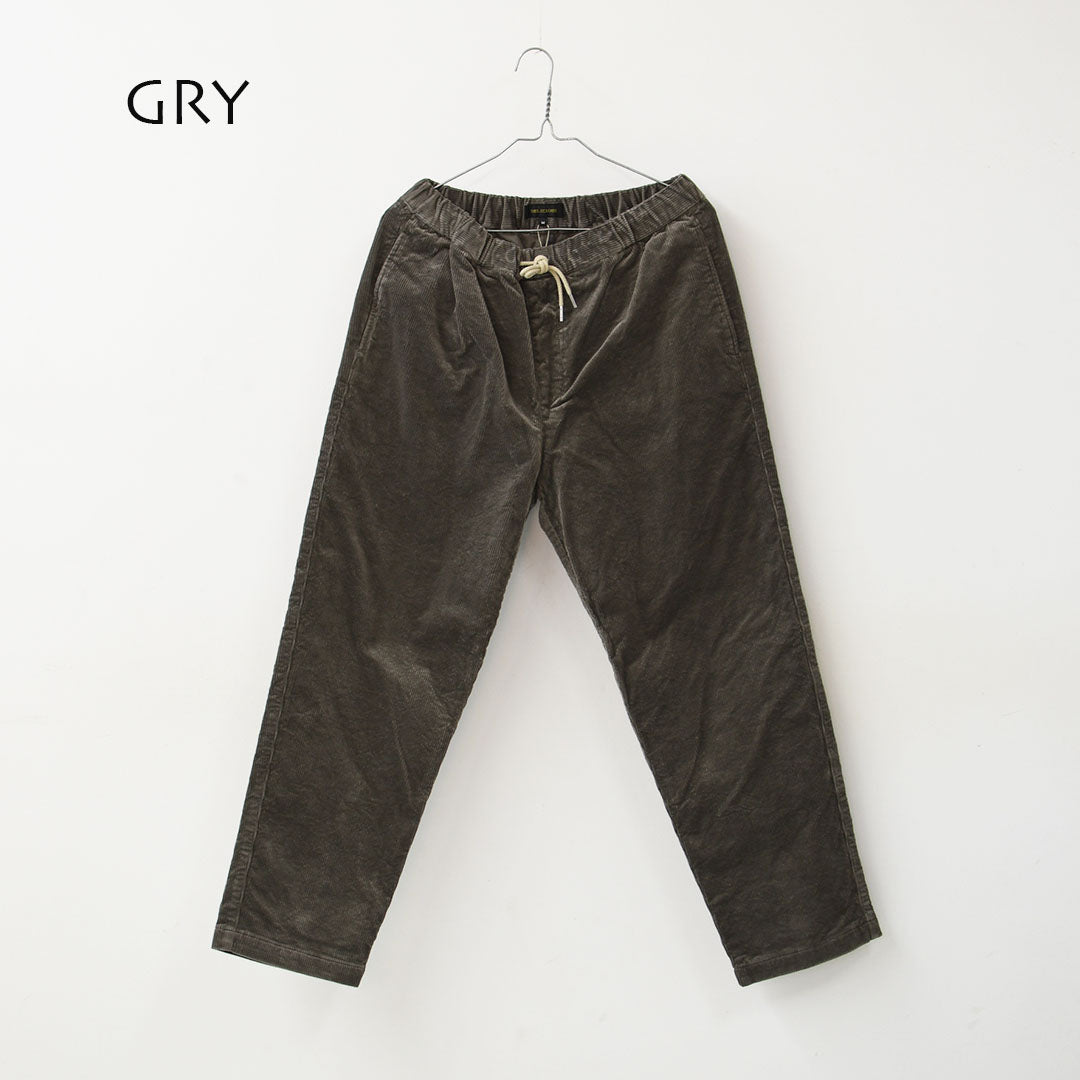 DELICIOUS [デリシャス] Corduroy Easy Pants [DP57103] コーデュロイイージーパンツ・イージーパンツ・コーデュロイ・コーデュロイパンツ・テーパードシルエット・MEN'S / LADY'S [2026AW]