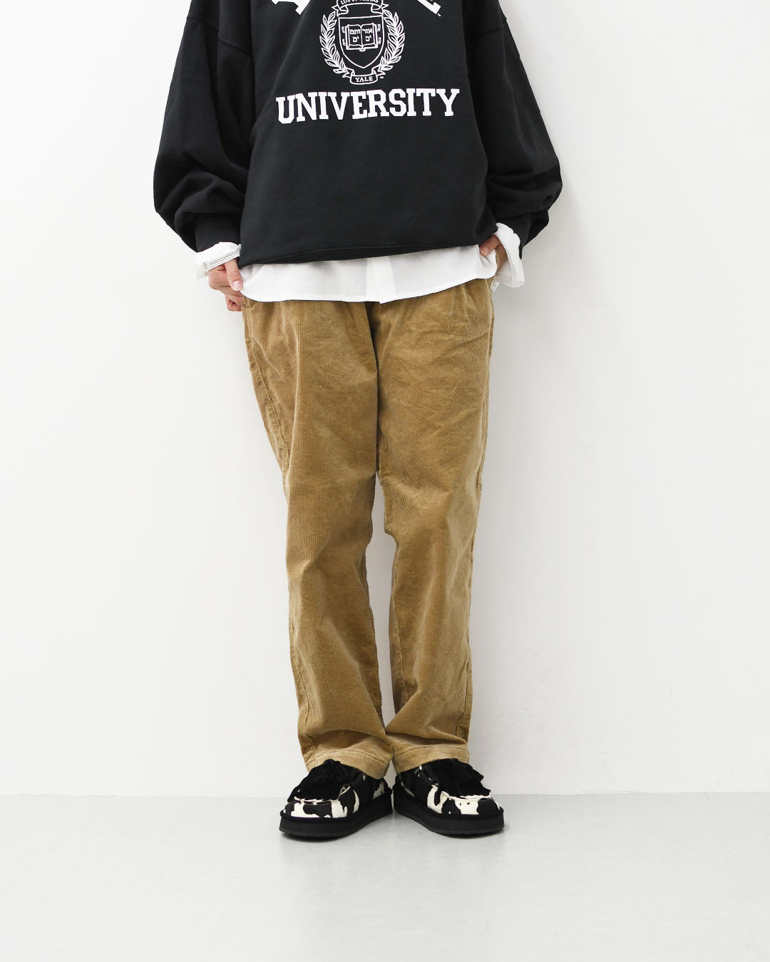 DELICIOUS [デリシャス] Corduroy Easy Pants [DP57103] コーデュロイイージーパンツ・イージーパンツ・コーデュロイ・コーデュロイパンツ・テーパードシルエット・MEN'S / LADY'S [2026AW]