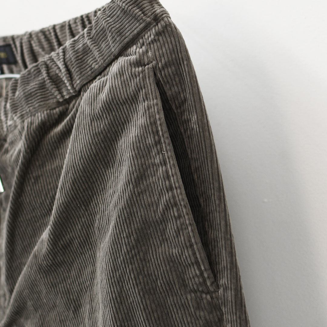 DELICIOUS [デリシャス] Corduroy Easy Pants [DP57103] コーデュロイイージーパンツ・イージーパンツ・コーデュロイ・コーデュロイパンツ・テーパードシルエット・MEN'S / LADY'S [2026AW]