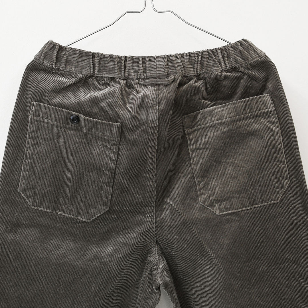 DELICIOUS [デリシャス] Corduroy Easy Pants [DP57103] コーデュロイイージーパンツ・イージーパンツ・コーデュロイ・コーデュロイパンツ・テーパードシルエット・MEN'S / LADY'S [2026AW]