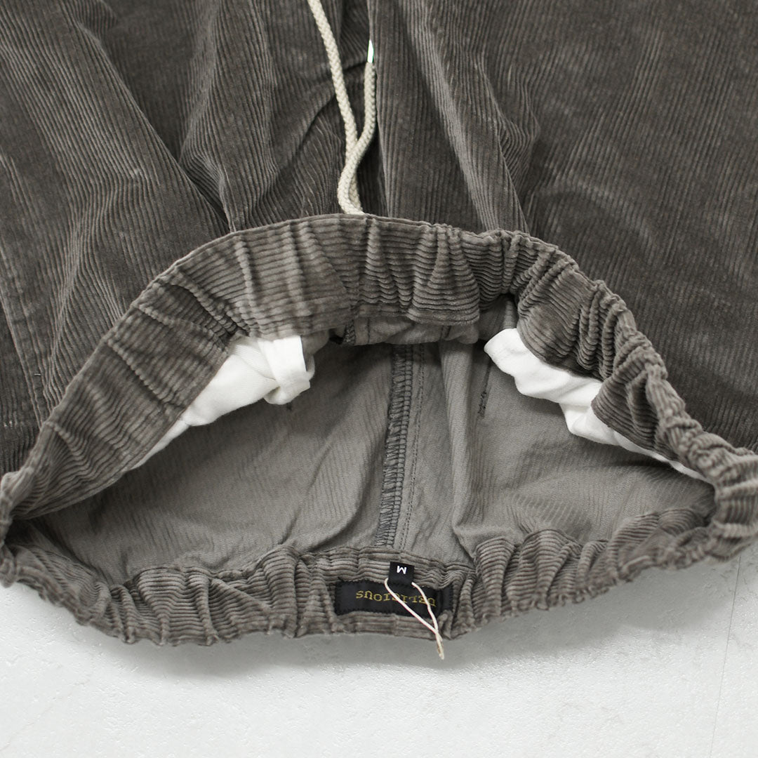 DELICIOUS [デリシャス] Corduroy Easy Pants [DP57103] コーデュロイイージーパンツ・イージーパンツ・コーデュロイ・コーデュロイパンツ・テーパードシルエット・MEN'S / LADY'S [2026AW]