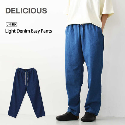 DELICIOUS [デリシャス] Light Denim Easy Pants [DP5729] ライトデニムイージーパンツ [20255SS]