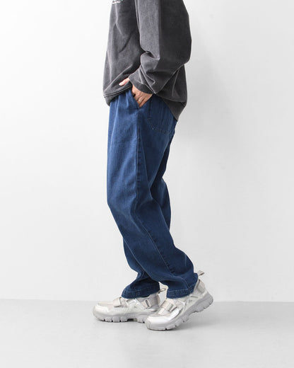 DELICIOUS [デリシャス] DENIM Easy Pants [DP5765] デニムイージーパンツ・イージーパンツ・ストレッチデニム・ゆったりめシルエット・テーパードシルエット・MEN'S / LADY'S [2025AW]