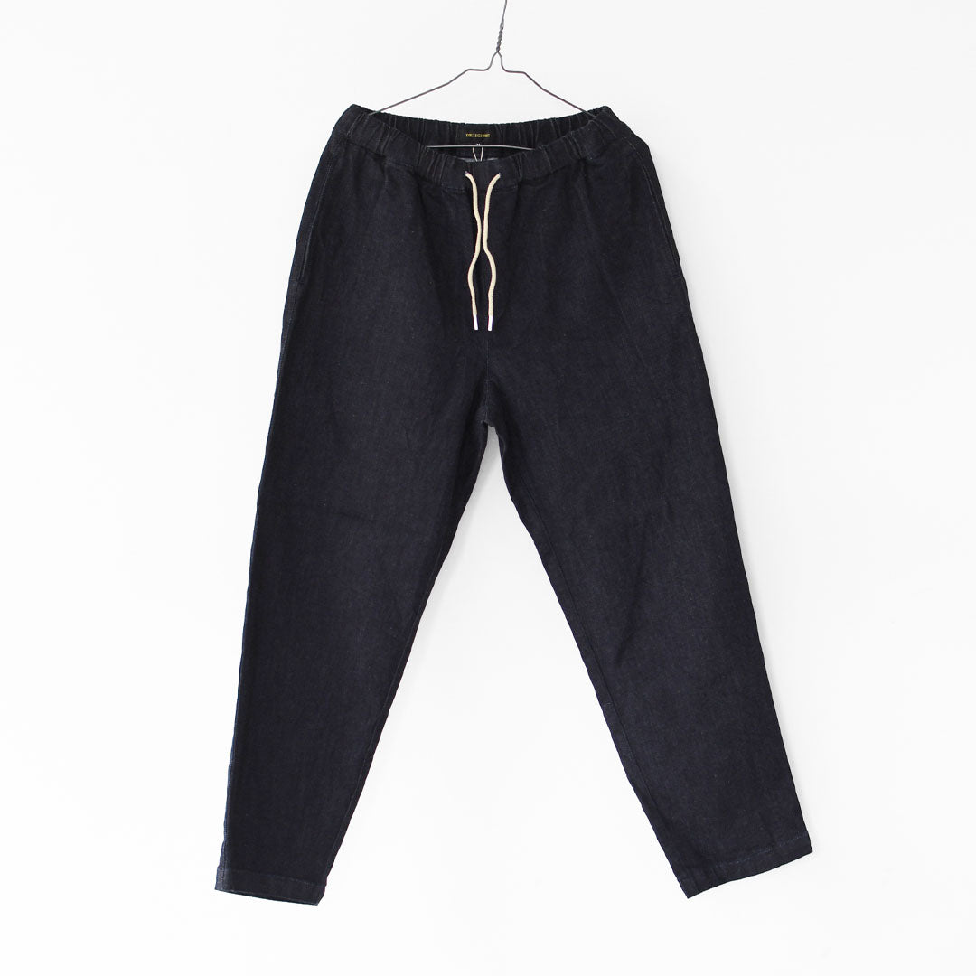 DELICIOUS [デリシャス] DENIM Easy Pants [DP5765] デニムイージーパンツ・イージーパンツ・ストレッチデニム・ゆったりめシルエット・テーパードシルエット・MEN'S / LADY'S [2025AW]