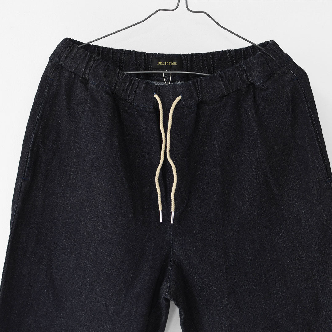 DELICIOUS [デリシャス] DENIM Easy Pants [DP5765] デニムイージーパンツ・イージーパンツ・ストレッチデニム・ゆったりめシルエット・テーパードシルエット・MEN'S / LADY'S [2025AW]