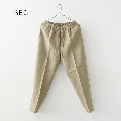 DELICIOUS [デリシャス] LINEN Easy Pants [DP83083] リネンイージーパンツ・イージーパンツ・フレンチリネン・麻パンツ・テーパードシルエット・MEN'S / LADY'S [2026SS]