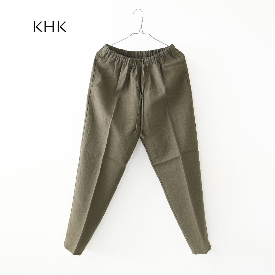 DELICIOUS [デリシャス] LINEN Easy Pants [DP83083] リネンイージーパンツ・イージーパンツ・フレンチリネン・麻パンツ・テーパードシルエット・MEN'S / LADY'S [2026SS]