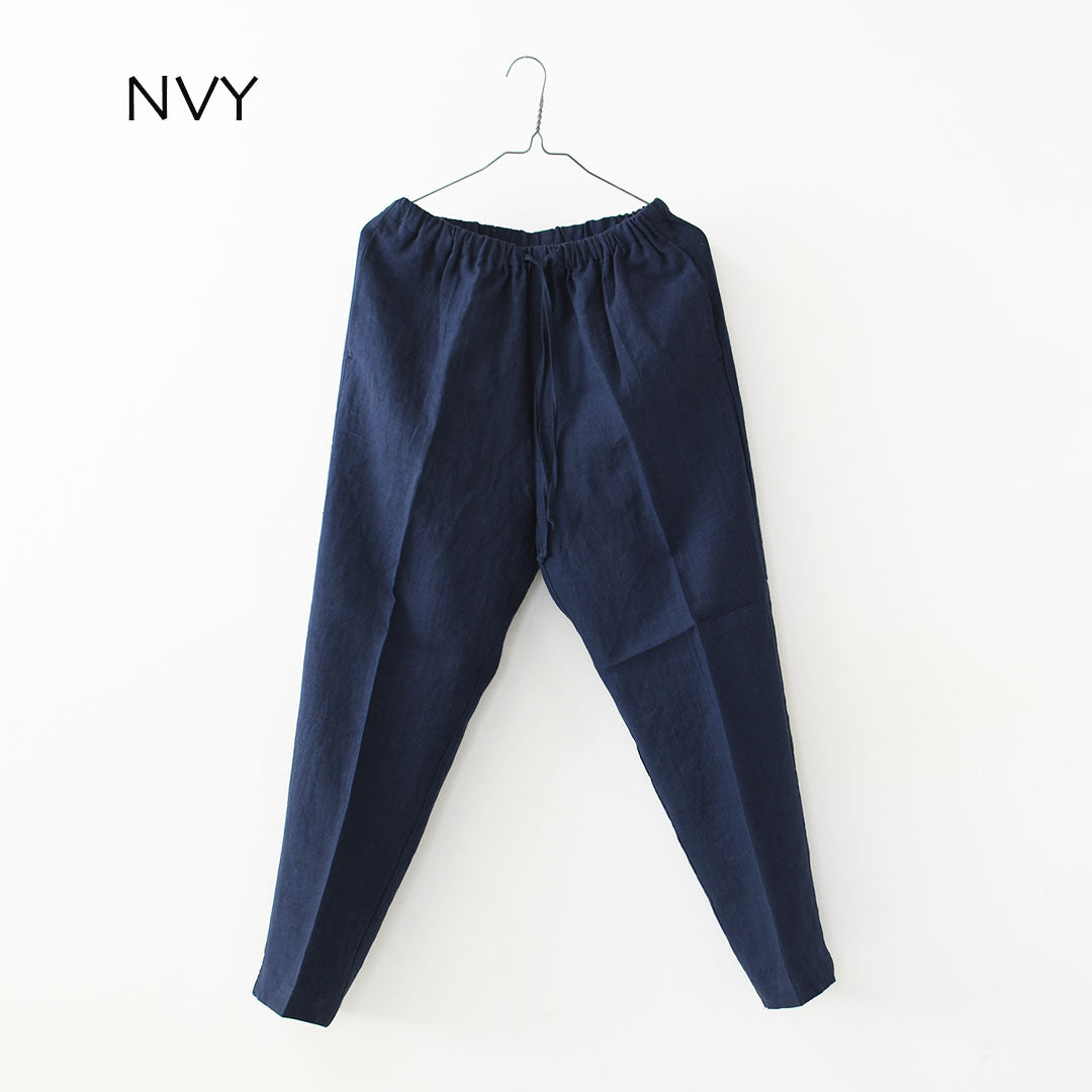 DELICIOUS [デリシャス] LINEN Easy Pants [DP83083] リネンイージーパンツ・イージーパンツ・フレンチリネン・麻パンツ・テーパードシルエット・MEN'S / LADY'S [2026SS]