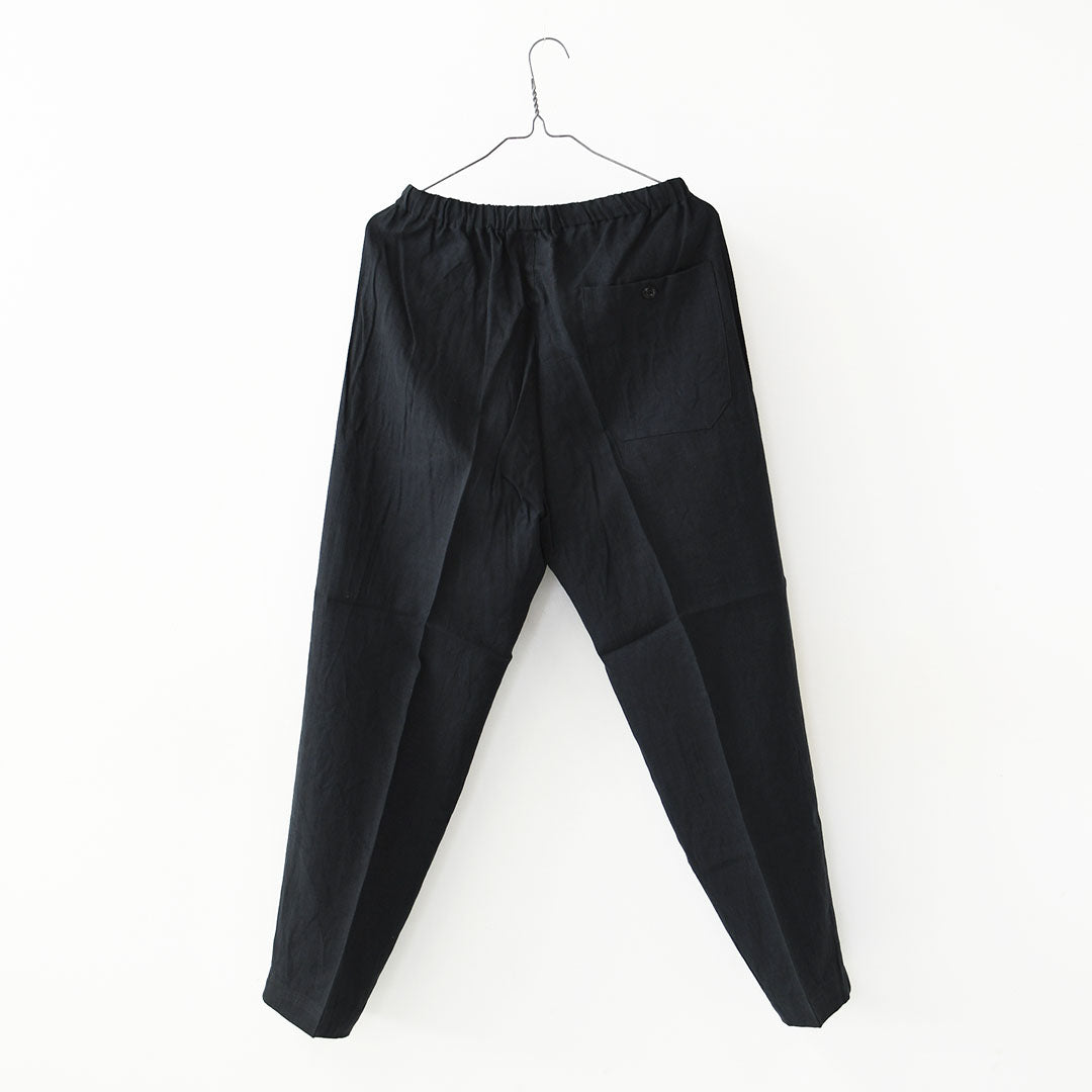 DELICIOUS [デリシャス] LINEN Easy Pants [DP83083] リネンイージーパンツ・イージーパンツ・フレンチリネン・麻パンツ・テーパードシルエット・MEN'S / LADY'S [2026SS]