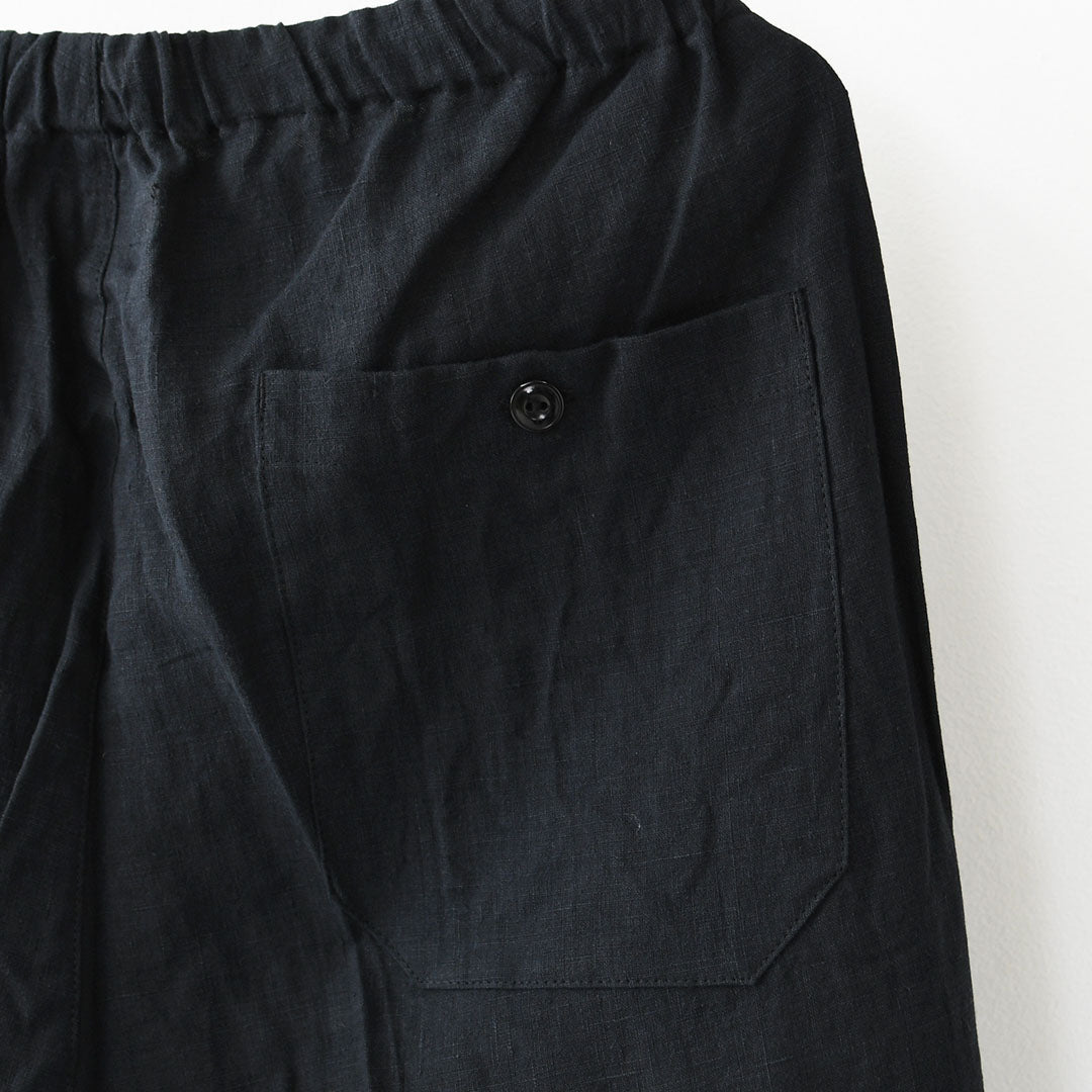 DELICIOUS [デリシャス] LINEN Easy Pants [DP83083] リネンイージーパンツ・イージーパンツ・フレンチリネン・麻パンツ・テーパードシルエット・MEN'S / LADY'S [2026SS]