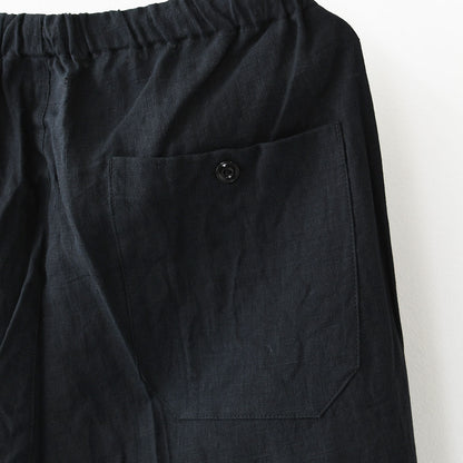 DELICIOUS [デリシャス] LINEN Easy Pants [DP83083] リネンイージーパンツ・イージーパンツ・フレンチリネン・麻パンツ・テーパードシルエット・MEN'S / LADY'S [2026SS]