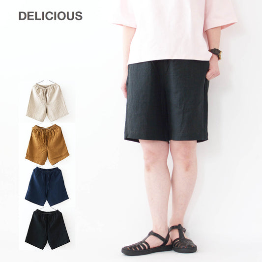 DELICIOUS [デリシャス] LINEN Shorts [DP8908] リネンショーツ [2024SS]