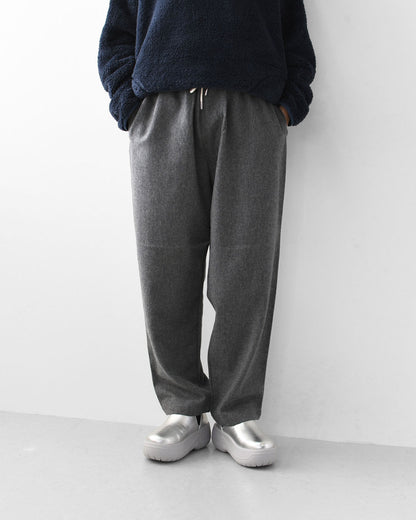 DELICIOUS [デリシャス] WOOL Easy Pants [DP9718] ウールイージーパンツ・イージーパンツ・ワイドシルエット・テーパードシルエット・ウールパンツ・MEN'S / LADY'S [2025AW]