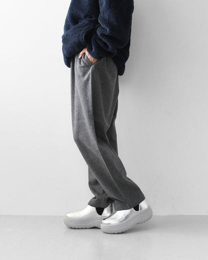 DELICIOUS [デリシャス] WOOL Easy Pants [DP9718] ウールイージーパンツ・イージーパンツ・ワイドシルエット・テーパードシルエット・ウールパンツ・MEN'S / LADY'S [2025AW]