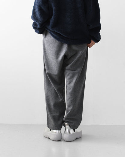 DELICIOUS [デリシャス] WOOL Easy Pants [DP9718] ウールイージーパンツ・イージーパンツ・ワイドシルエット・テーパードシルエット・ウールパンツ・MEN'S / LADY'S [2025AW]