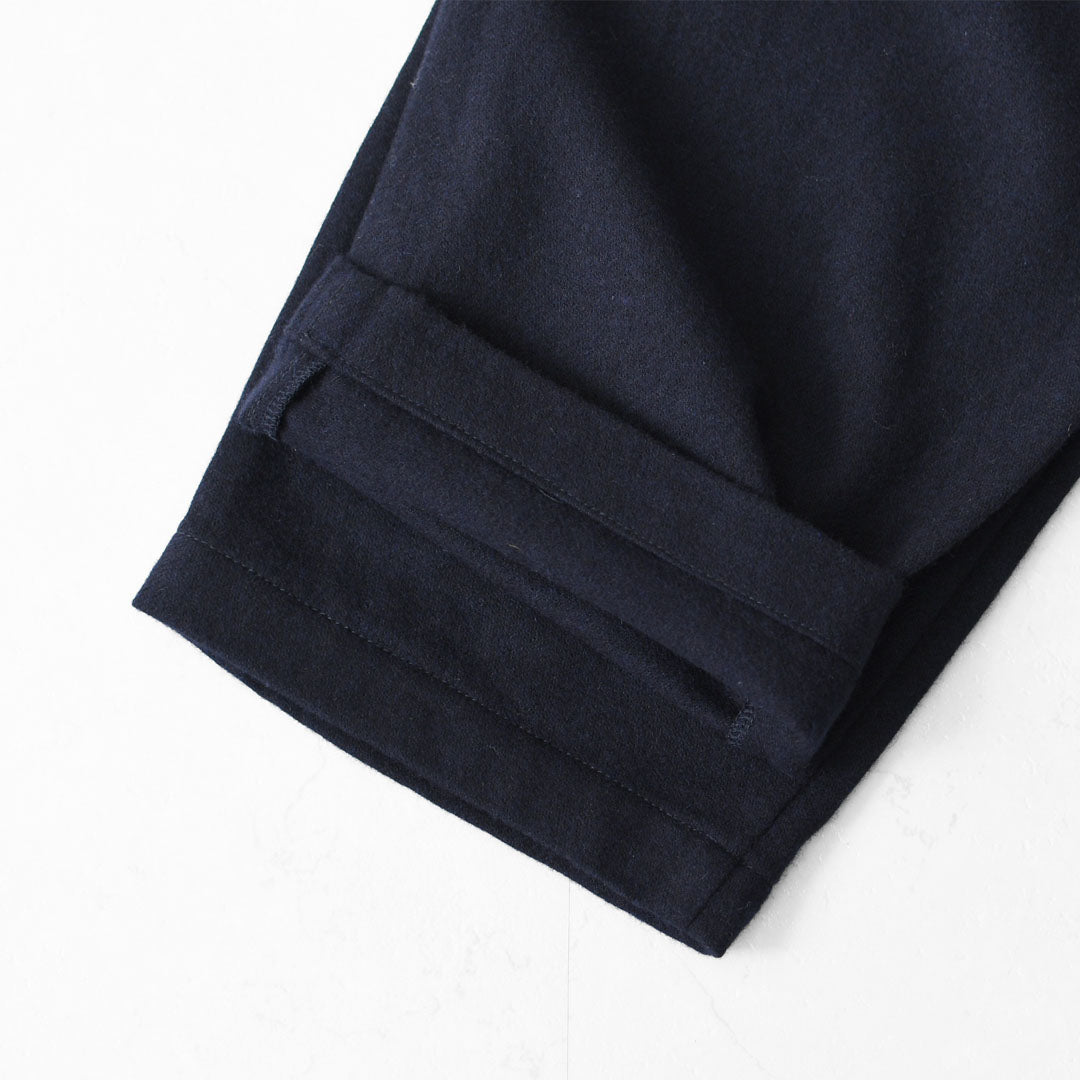DELICIOUS [デリシャス] WOOL Easy Pants [DP9718] ウールイージーパンツ・イージーパンツ・ワイドシルエット・テーパードシルエット・ウールパンツ・MEN'S / LADY'S [2025AW]